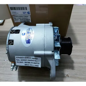CUMMINS 4938600 ALTERNATOR 4938800 4988377 28V 45A 6N9294 6N-9294 COMPLETE WITH PULLEY — 7