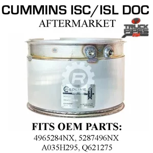 4965284NX Cummins ISC Diesel Oxidation Catalyst 58802