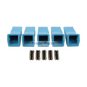 5 Set 230SP Bucket Tooth & 23FP Pin for John Deere CASE JCB Mini Excavator Loader — 3