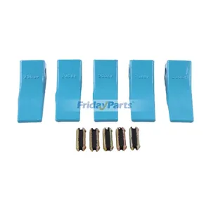 5 Set 230SP Bucket Tooth & 23FP Pin for John Deere CASE JCB Mini Excavator Loader — 2