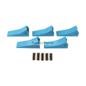 5 Set 230SP Bucket Tooth & 23FP Pin for John Deere CASE JCB Mini Excavator Loader