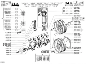 Ball bearing / Roulement 20x47x14 mm