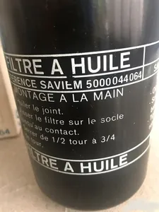 Oil filter / Filtre à huile moteur Saviem — 3