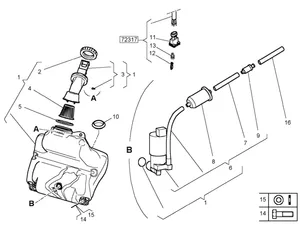 Fuel filter / Pré-filtre à carburant, moteurs Renault