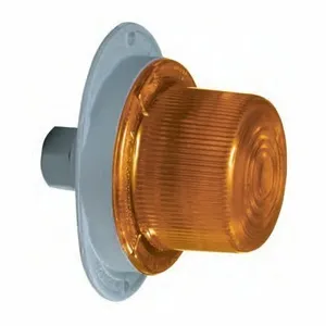 B50 Amber Clearance/Marker Single Contact Deep Lens