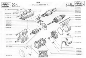 Starter motor / Démarreur 24V Renault TRM4000 – neuf — 5