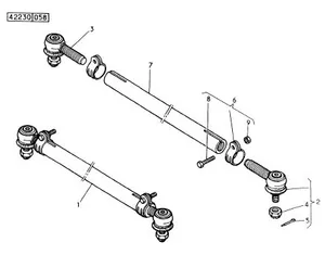 Tie-rod end / Rotule de bielle D27 M24x1.5 PAG — 11
