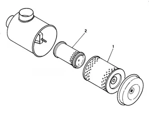 Air filter / Élément filtrant air FA2 – MDD — 4