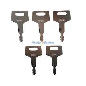 Ignition Key H806 180845 17001-00019 501866-001 for Hitachi Takeuchi CASE New Holland Gehl Excavator Track Loader — 2