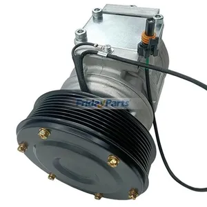 24V 10PA15C A/C Compressor 5031228 for Doosan Daewoo Excavator DX225 — 2