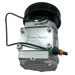 24V 10PA15C A/C Compressor 5031228 for Doosan Daewoo Excavator DX225 — 3