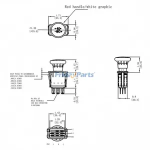 PTO Switch 504-01421 589887201 539101768 for Craftsman DX260 DX272 LZ6127 7230 MZT 61 MZ 6128 28ZT PZT 4822 6128 PZ 5426 7234 — 5