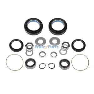 Outer Axle Dust Seal & Inner Tube Seal & Needle Bearing & Snap Ring & Thrust Washer Seals Kit for Ford Super Duty F250 F350 F450 F550 Excursion