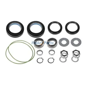Outer Axle Dust Seal & Inner Tube Seal & Needle Bearing & Snap Ring & Thrust Washer Seals Kit for Ford Super Duty F250 F350 F450 F550 Excursion — 2