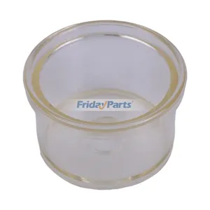 Glass Fuel Filter Bowl D8NN9162BA 505874 for New Holland Tractor 234 340 445 532 655 2610 2810 3230 3430 3600 3910 4110 7610 7810 Loader 545 445A L555 L865 LB620 — 2