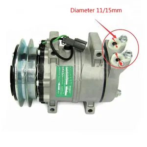 DKS15CH A/C Compressor 506011-6800 for Komatsu Excavator PC100-6 PC120 PC210 PC300 PC350 PC400 — 2