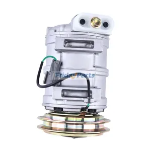 DKS15CH A/C Compressor 506011-6800 for Komatsu Excavator PC100-6 PC120 PC210 PC300 PC350 PC400 — 4