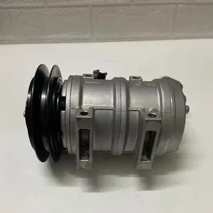 24V A/C Compressor 506012-2330 for John Deere Excavator Hitachi Crane — 2
