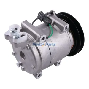DKS15D 24V 1PK 145mm A/C Compressor 506012-2330 for John Deere Excavator Hitachi Crane — 2