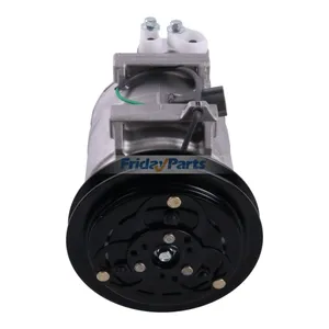 DKS15D 24V 1PK 145mm A/C Compressor 506012-2330 for John Deere Excavator Hitachi Crane — 3