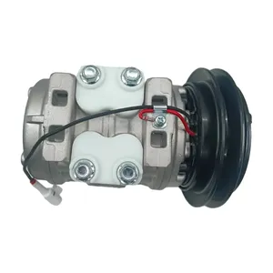 10P13C A/C Compressor 447200-7152 883101580A for 1994-1997 Hino Isuzu Mitsubishi-Fuso Nissan-UD Truck — 4