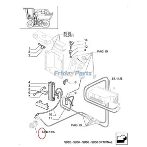 A/C Compressor 5165548 for New Holland F100 F115 F130 F140 VM340 VM460 — 7