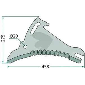 Knife for cutting carriage - 01-076260