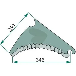 Knife for round baler - CKN00016