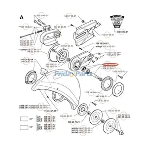 2 Pieces Bearing 503252101 for Husqvarna Cut-Off Saw K 760 K 970 K 770 K 1250 Active K 750 Rescue — 2