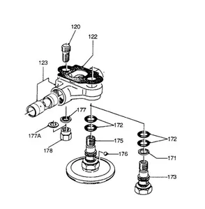 CAV DPA and DPS advance housing nut sealing washer — 3