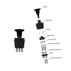 PTO Switch for Snapper 7035658 Bobcat 1985032 Dixon 539101768 539117238 539129512 5961 Encore 523030 523031 Ferris 1722887 22180 5022180 Great Dane D38005 — 4