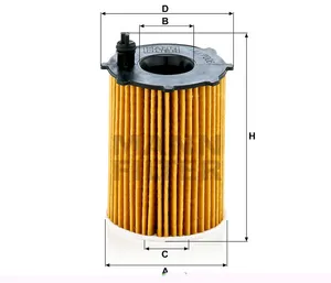 Ölfilter Original MANN-FILTER HU7006z - Vergleichsnummer Fiat 55224598 — 2