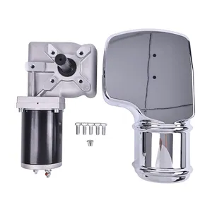 90:1 12V 0.8HP 600W 40RPM Dump Truck Roll Tarp Motor Chrome Cover — 3