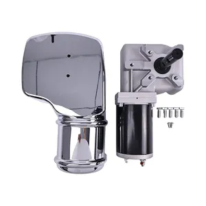 90:1 12V 0.8HP 600W 40RPM Dump Truck Roll Tarp Motor Chrome Cover — 6