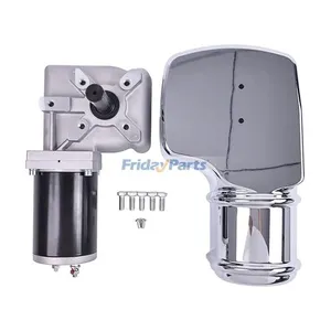 90:1 12V 0.8HP 600W 40RPM Dump Truck Roll Tarp Motor Chrome Cover — 3