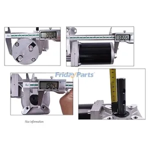 90:1 12V 0.8HP 600W 40RPM Dump Truck Roll Tarp Motor Chrome Cover — 9