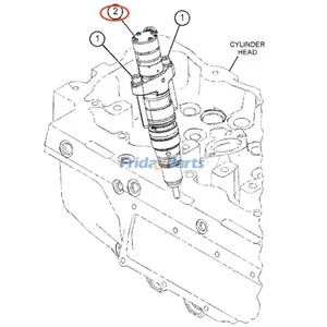 Fuel Injector 20R-9079 557-7627 for Caterpillar CAT Engine C7 C9 Excavator 324D 325D 329D Loader 950H — 2