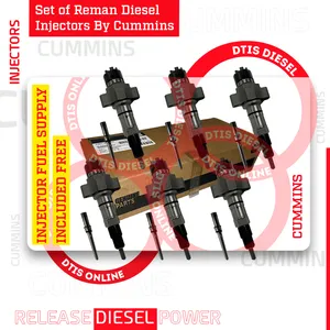 5579405 ISL – SET OF REMAN DIESEL INJECTORS BY CUMMINS…