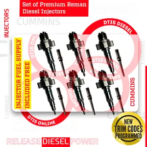 5579405 ISL – SET OF PREMIUM REMAN DIESEL INJECTORS…