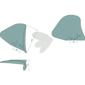 Turning disc left - 076813R