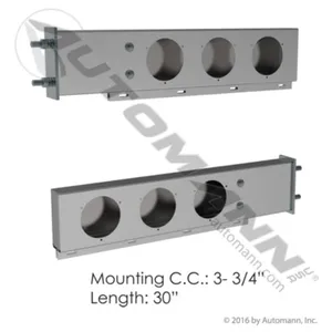 Automann 562.Q1001SS Light Bar 2 Pc Set S.Steel