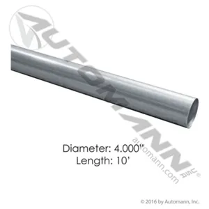 Automann 562.U7140-10A Straight Tubing 4in X 10ft Aluminized