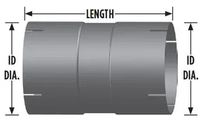 5" ID ID Exhaust Coupler CP-58A 562.U84500A