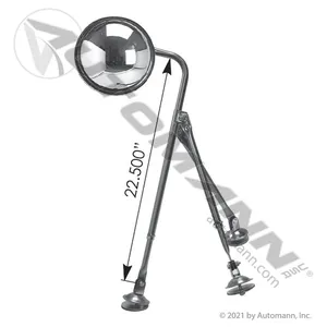 Automann 563.9018 Fender Tripod Assy w/ 8.5in Mirror SS