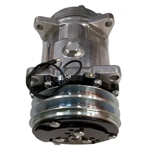 Air Conditioning Compressor E8NN19D629AA for Ford New Holland Tractor TW15 TW25 TW35 TW5 7410 7610 7710 7810 7910 — 3