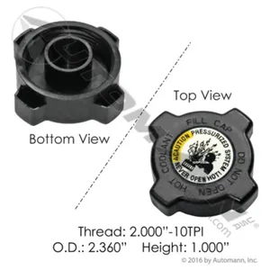 Automann 572.2027 Coolant Reservoir Cap