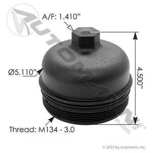 572.46508 Fuel Filter Cap and Seal Kit Freightliner A4700903151, A4720900451, A4720900551