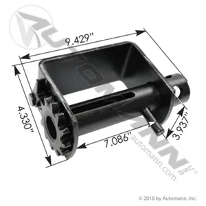 Automann 573.FW4 Weld-On Winch - Combo - Low-Profile