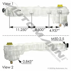 575.10115 Coolant Reservoir Freightliner A0532836000 Cascadia