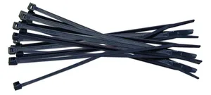 100 Count 14.5" 50 LB Black Cable Zip Tie 577.1450UV